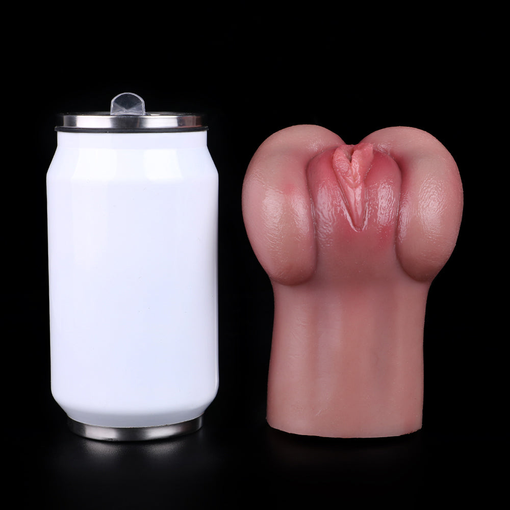 Mini Sex Doll with Realistic Buttocks - Silicone Male Masturbator with Pocket Pussy