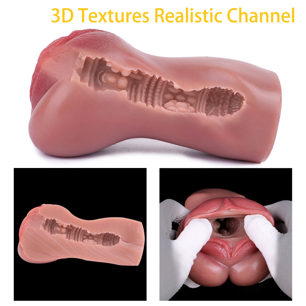 Realistic Sex Doll with Vaginal Lips - Male Masturbator Pocket Pussy with Realistic Texture