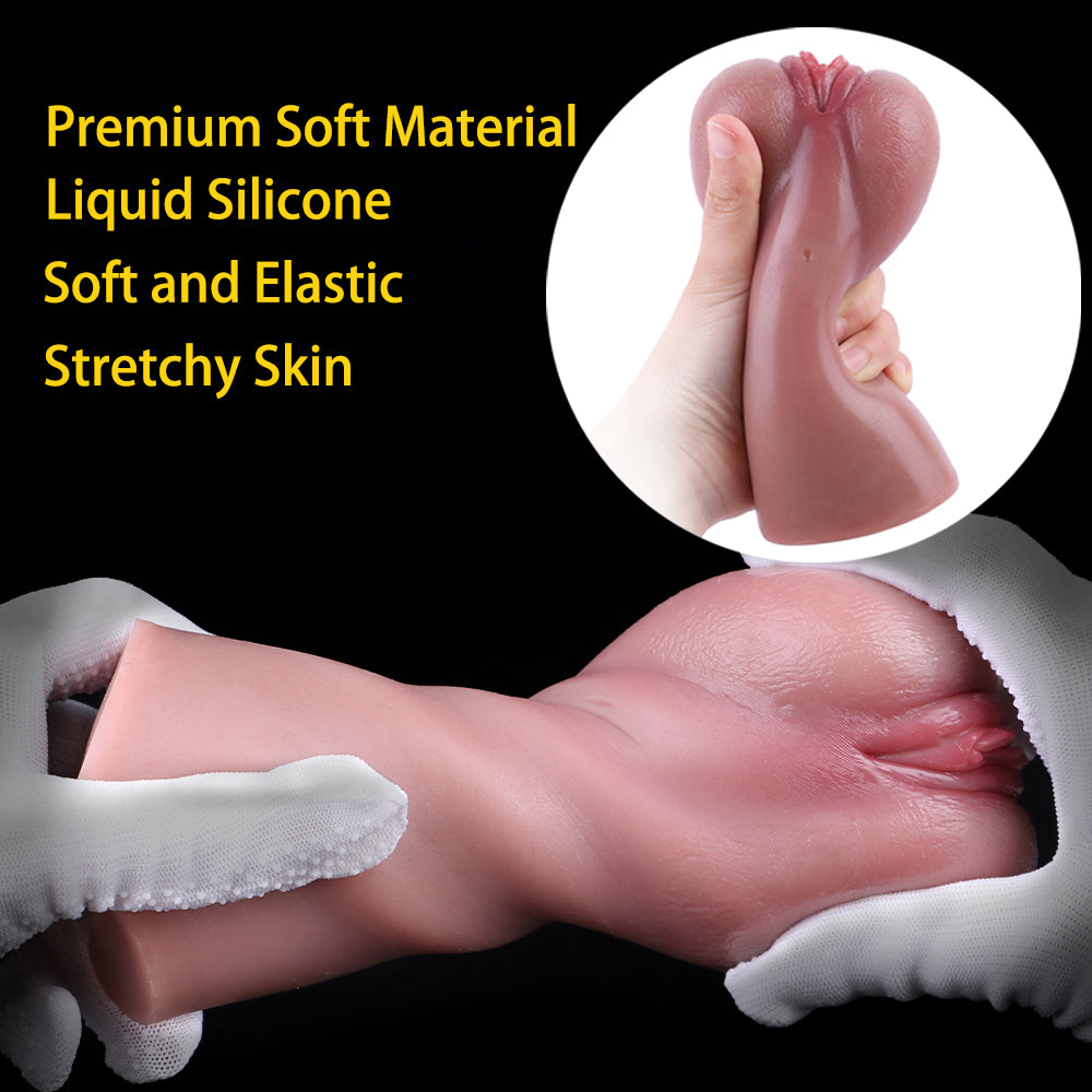 Sex Doll with Realistic Buttocks - Soft Silicone Male Masturbator