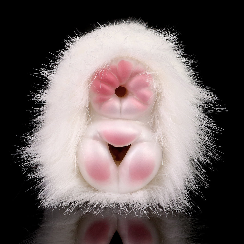 Pocket Pussy Furry Sex Doll - Realistic Guinea Pig Masturbator with White Fur for Men