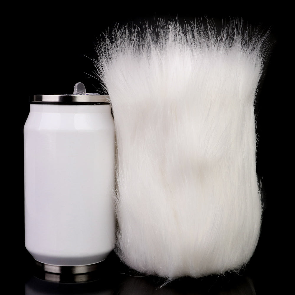 White Furry Pocket Pussy Sex Doll - Realistic Horse Vaginal Masturbator for Men