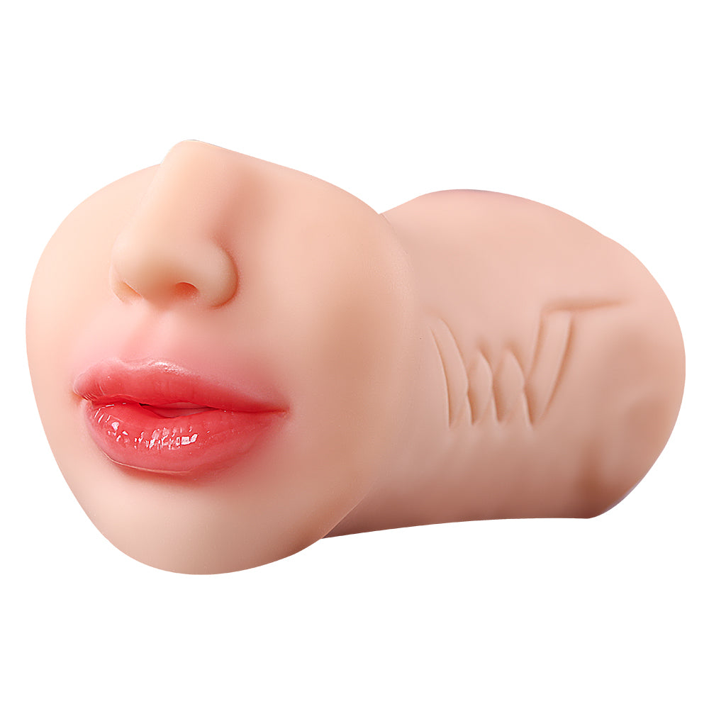 Graces Realistic Massage Mold - Male Cup with Double Channel