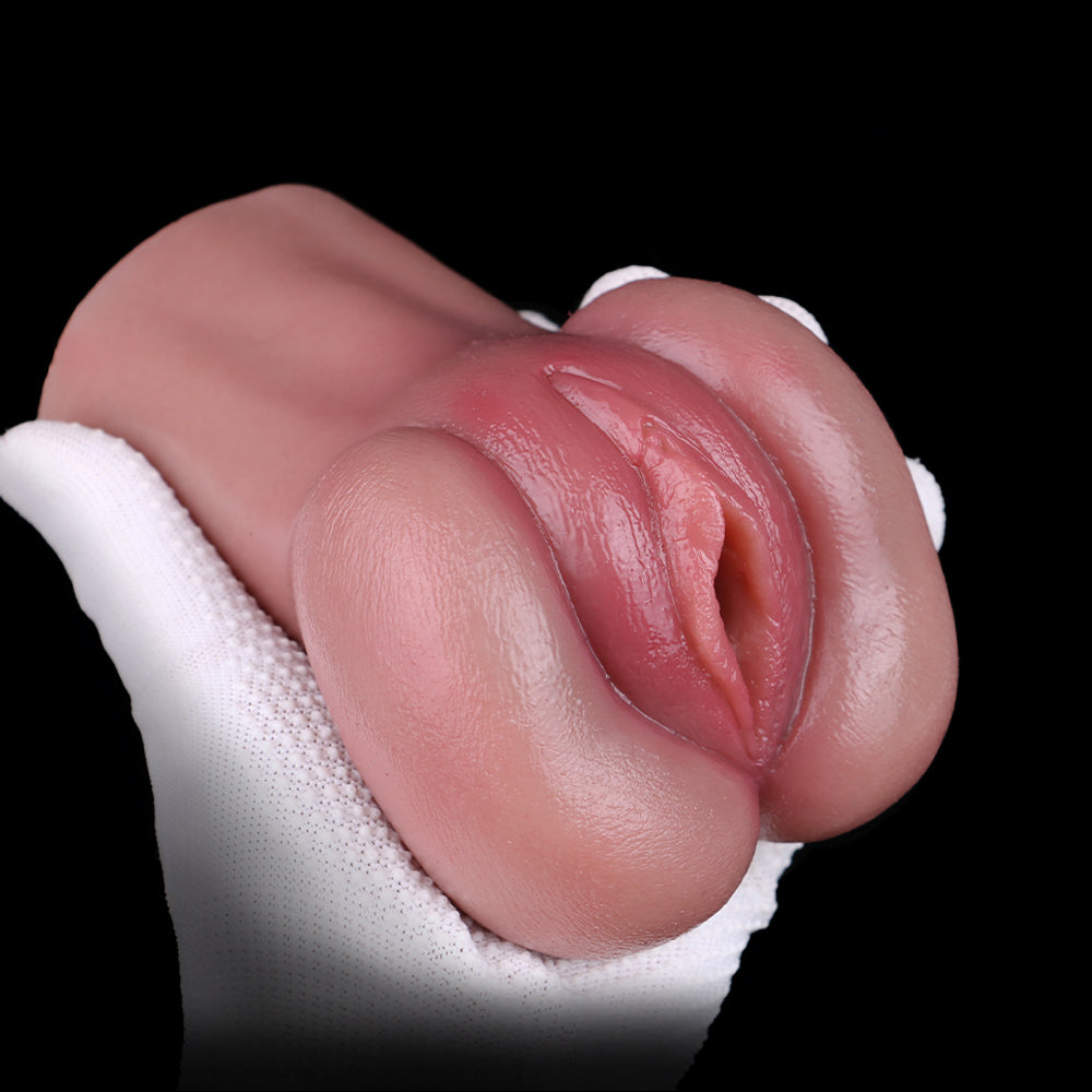 Mini Sex Doll with Realistic Buttocks - Silicone Male Masturbator with Pocket Pussy