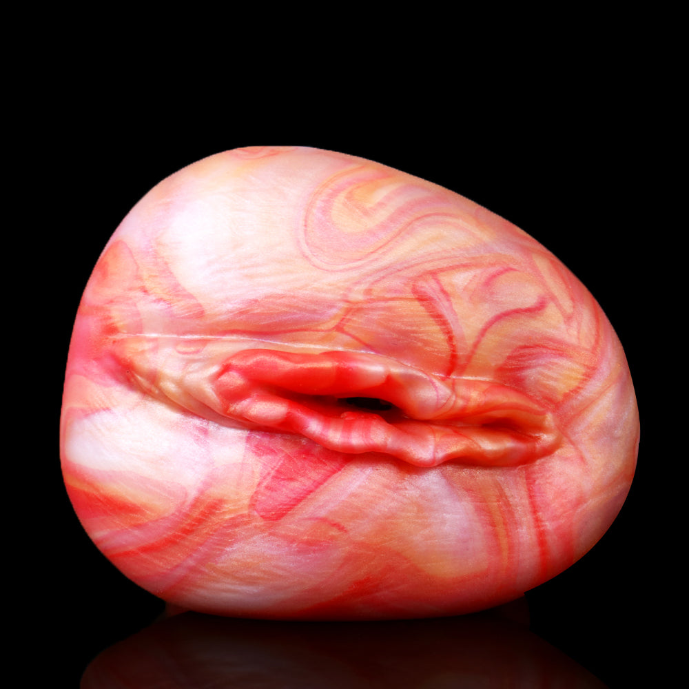 Realistic Pussy Pocket Sex Doll - Blood Tone with Lifelike Lips and Penis Massager for Men