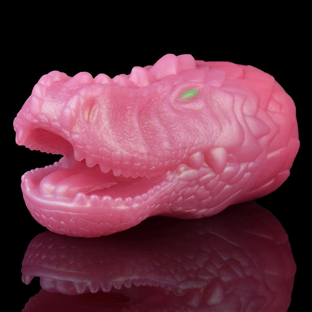 Crocodile Head Sex Doll Masturbation Cup - Dual Channel Fantasy Sex Toys for Men