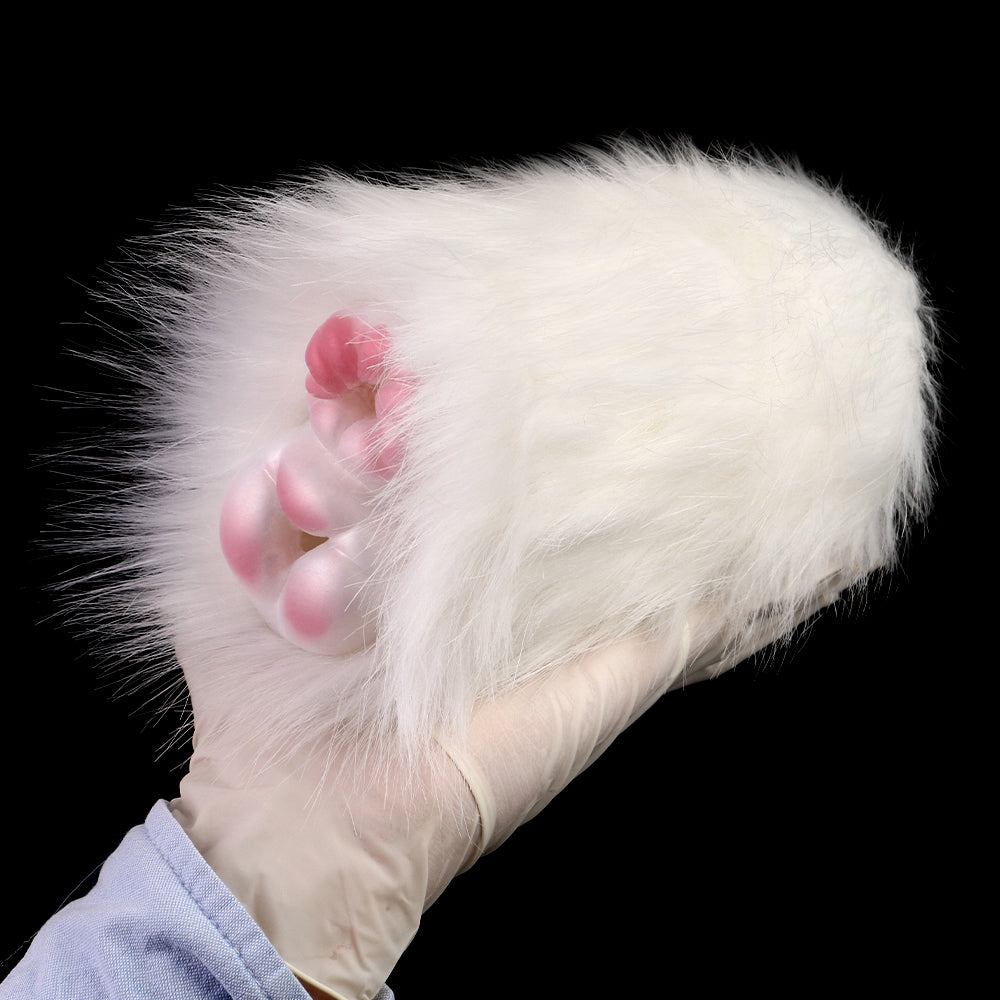 Pocket Pussy Furry Sex Doll - Realistic Guinea Pig Masturbator with White Fur for Men