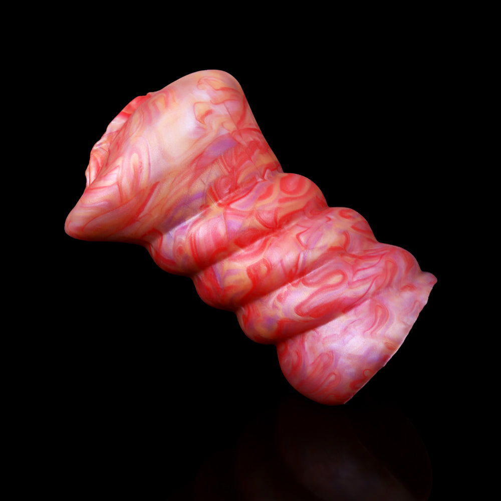 Realistic Pussy Pocket Sex Doll - Blood Tone with Lifelike Lips and Penis Massager for Men
