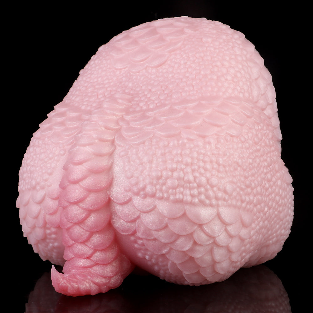 Realistic Sex Doll Torso with Pink Dragon Buttocks - Silicone Fantasy Male Masturbator with Penis Massage
