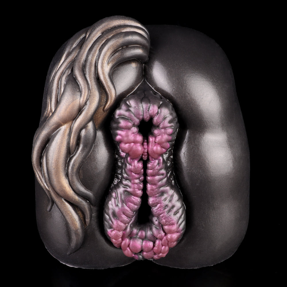 Sex Doll de Torso Ink Mane con Glúteos - Masturbador Masculino de Fantasía Animal con Vagina y Pene Realista