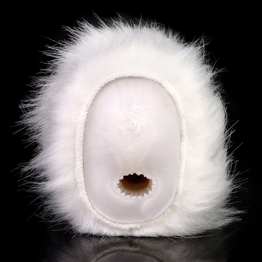 Pocket Pussy Furry Sex Doll - Realistic Guinea Pig Masturbator with White Fur for Men