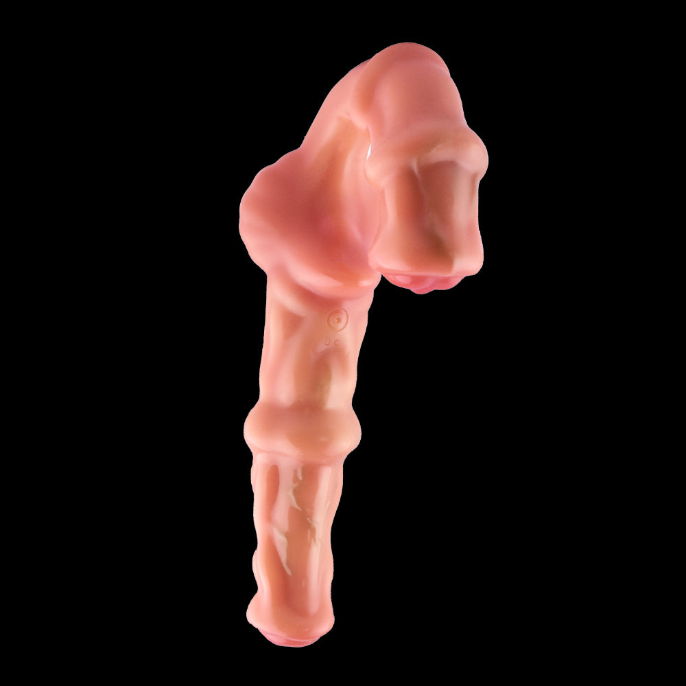 Double Dildo Vibrator with Harness – Resonance Erotic Toy for Lesbian Couples