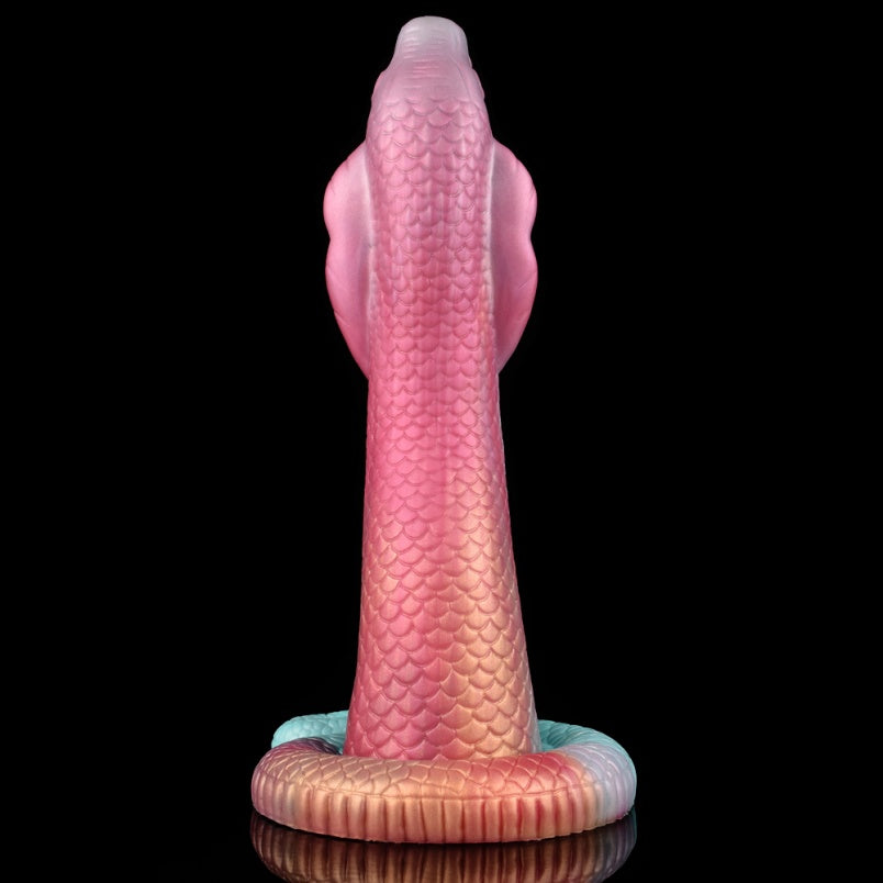 Plug Anal Fantástico con Dildo de Dragón – Consolador de Silicona Multicolor con Ventosa para Mujeres