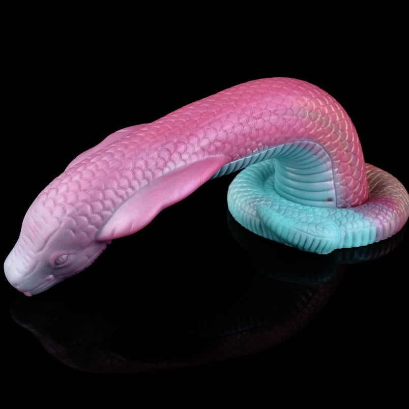 Plug Anal Fantástico con Dildo de Dragón – Consolador de Silicona Multicolor con Ventosa para Mujeres