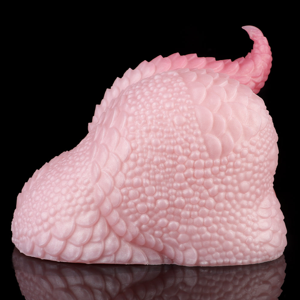 Realistic Sex Doll Torso with Pink Dragon Buttocks - Silicone Fantasy Male Masturbator with Penis Massage