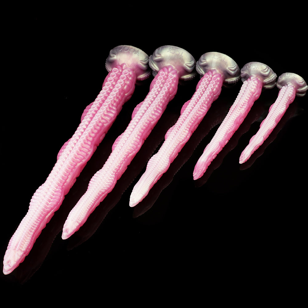 Silicone Tentacle Dildo - Monster Fantasy Anal Plug for Women and Men
