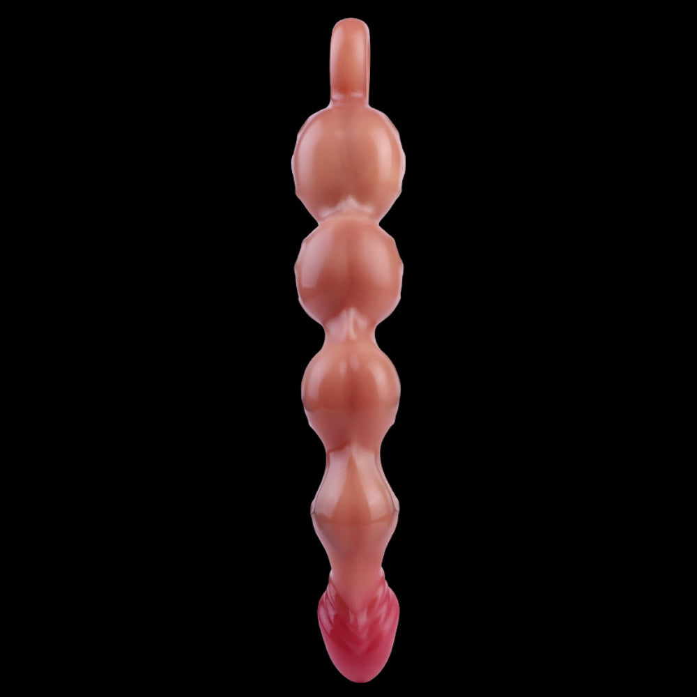 Anal Beads with Dildo and Gradual Expansion Vibrating Plug – Multi-Sensory Female Toy