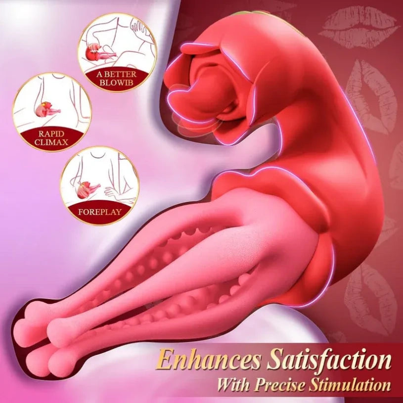 Consolador Fantasía Tentáculo Monstruoso con Vibración G-spot – Estimulador de Succión y Masaje para Hombres y Mujeres