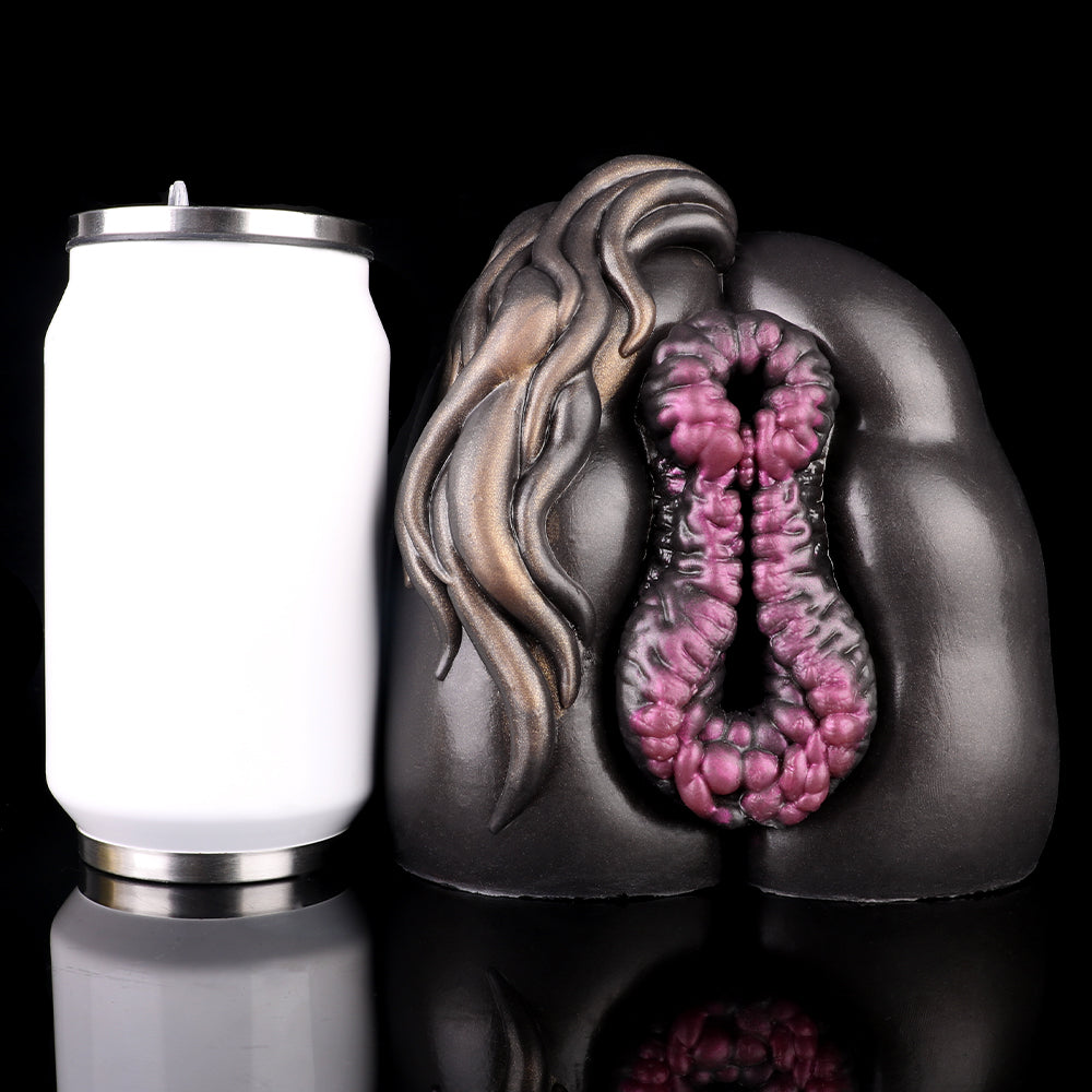 Sex Doll de Torso Ink Mane con Glúteos - Masturbador Masculino de Fantasía Animal con Vagina y Pene Realista