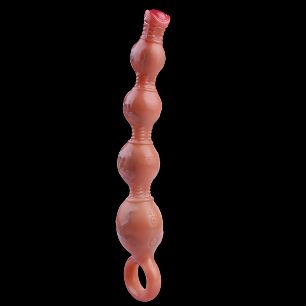 Anal Dildo Beads Plug Vibrator Silicone - Female Tool for Vaginal Stimulation