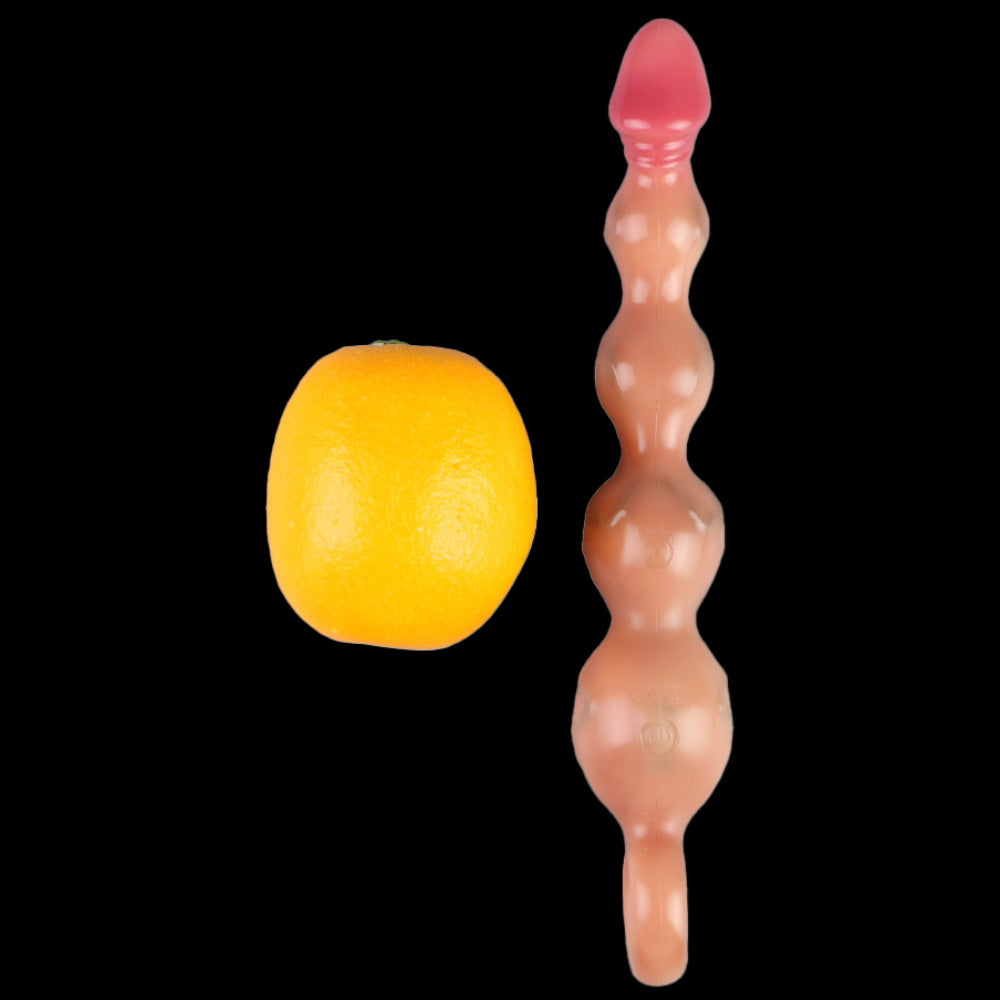 Anal Beads with Dildo and Gradual Expansion Vibrating Plug – Multi-Sensory Female Toy