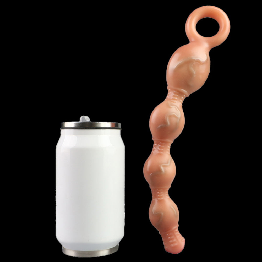 Anal Dildo Beads Plug Vibrator Silicone - Female Tool for Vaginal Stimulation