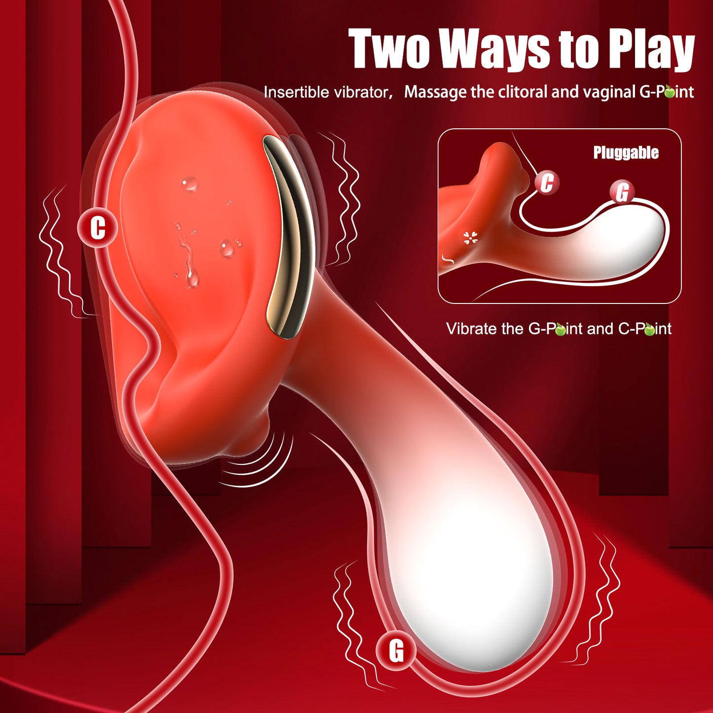 Mushroom Double End Magic Vibrator – Double Pleasure for an Unparalleled Experience