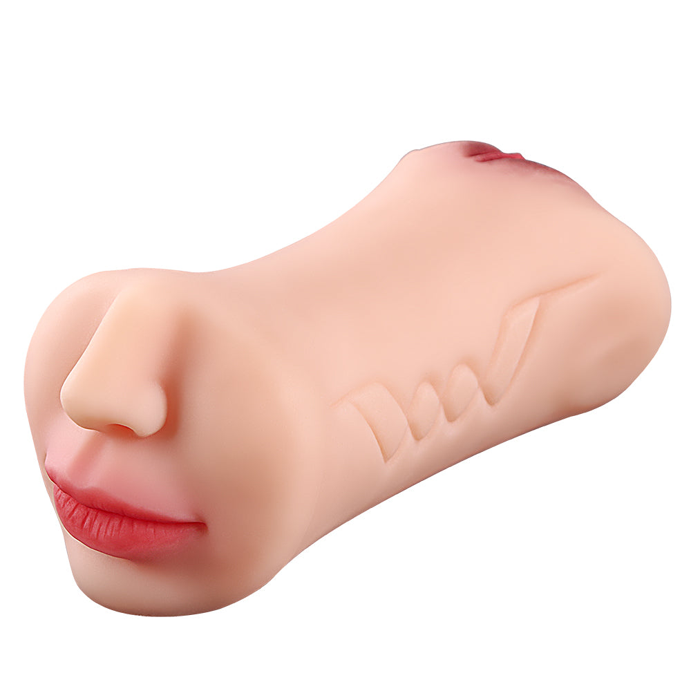 Graces Realistic Massage Mold - Male Cup with Double Channel