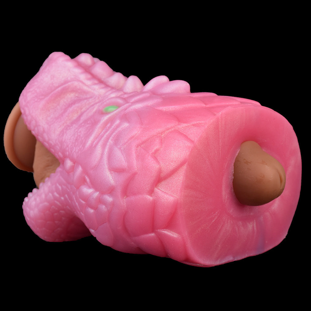 Crocodile Head Sex Doll Masturbation Cup - Dual Channel Fantasy Sex Toys for Men