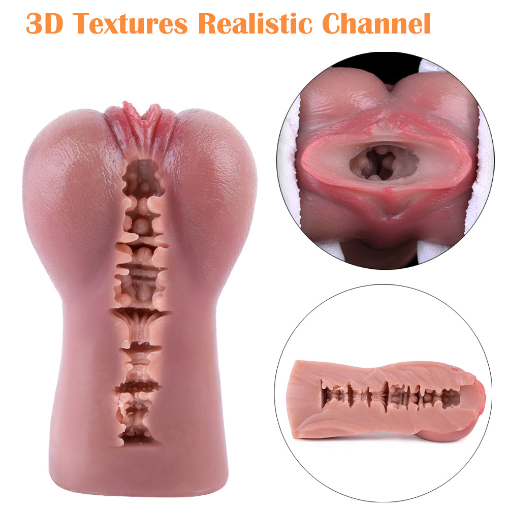 Sex Doll with Realistic Buttocks - Soft Silicone Male Masturbator