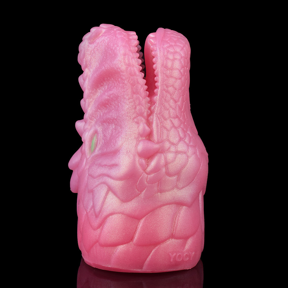 Crocodile Head Sex Doll Masturbation Cup - Dual Channel Fantasy Sex Toys for Men