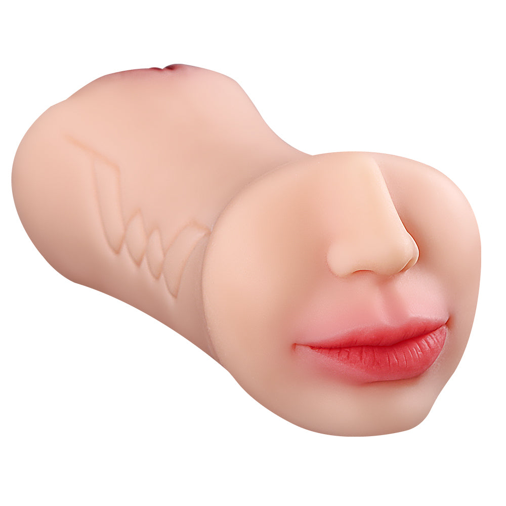 Graces Realistic Massage Mold - Male Cup with Double Channel