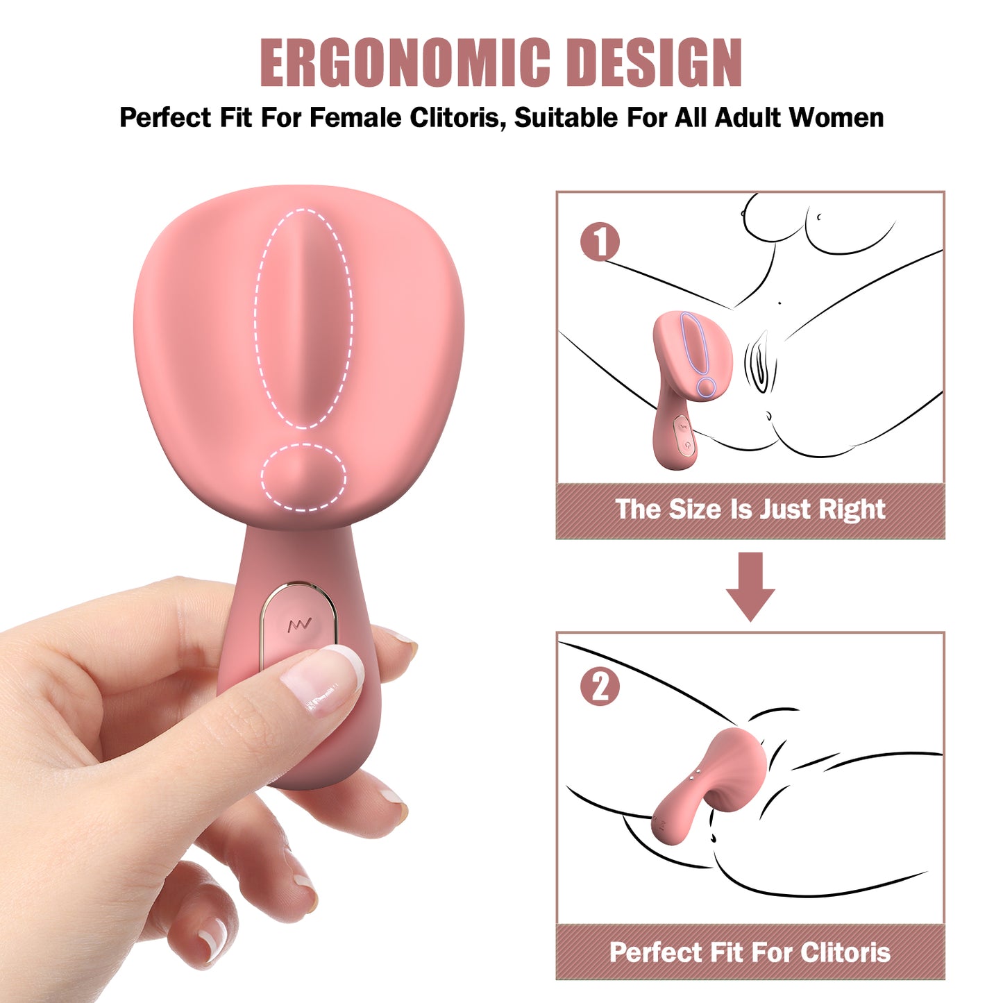 Charming Pink AV Vibrator – Sophisticated and Versatile Pleasure