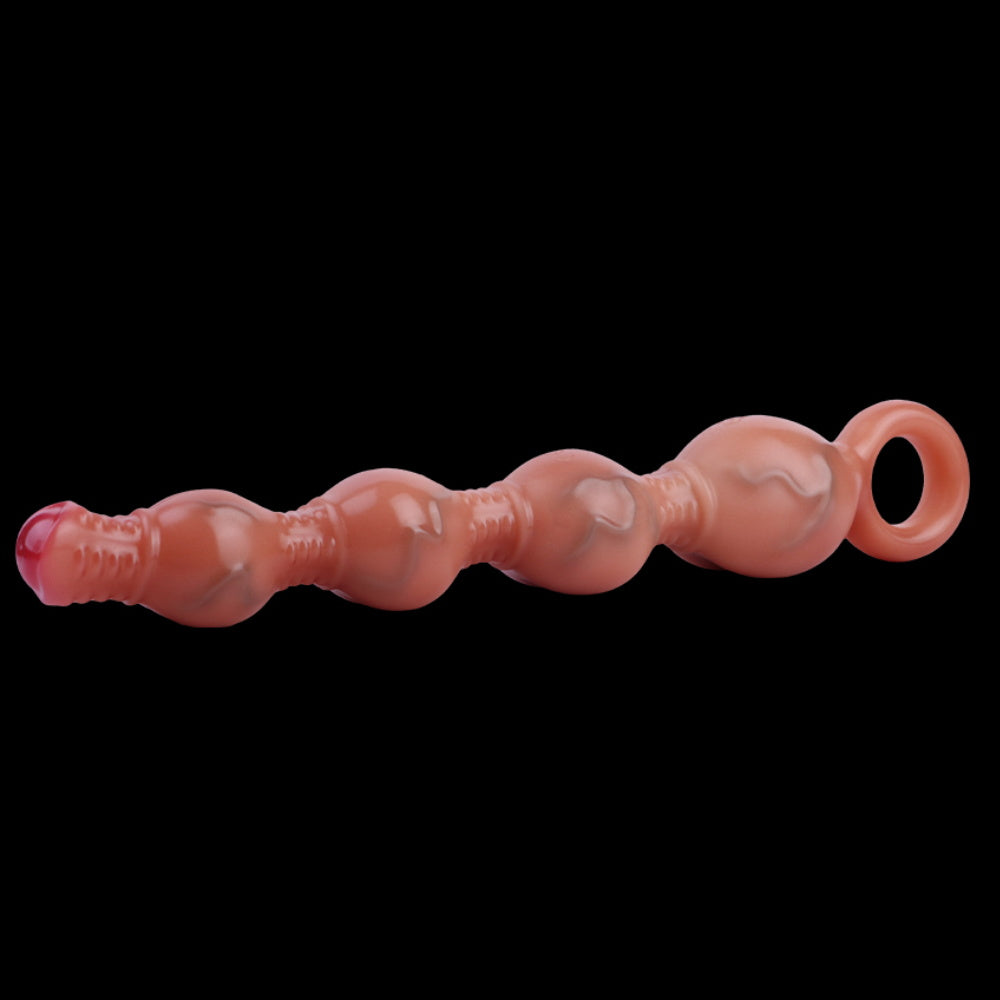 Anal Dildo Beads Plug Vibrator Silicone - Female Tool for Vaginal Stimulation