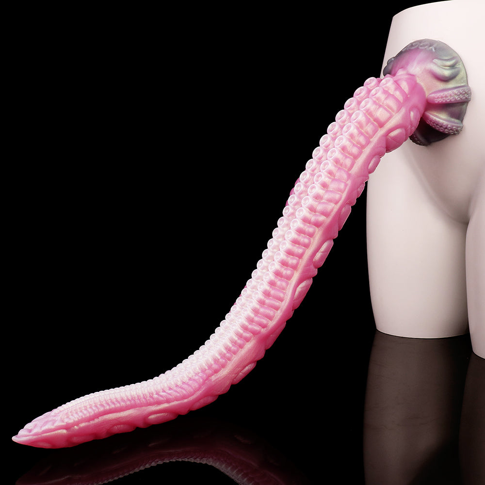 Silicone Tentacle Dildo - Monster Fantasy Anal Plug for Women and Men