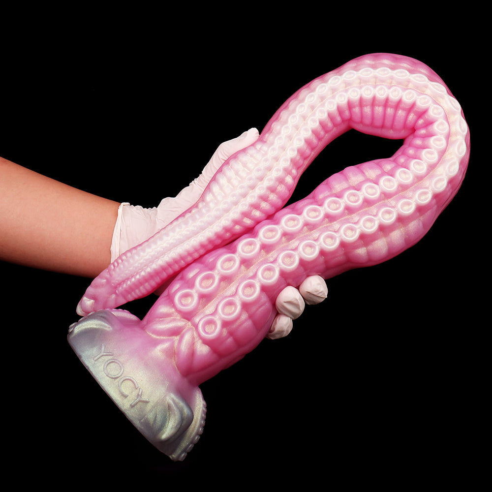 Silicone Tentacle Dildo - Monster Fantasy Anal Plug for Women and Men