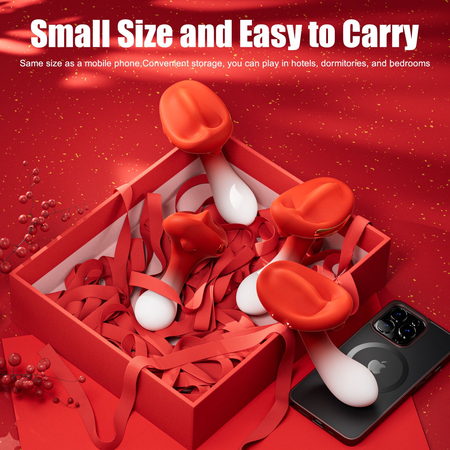 Mushroom Double End Magic Vibrator – Double Pleasure for an Unparalleled Experience