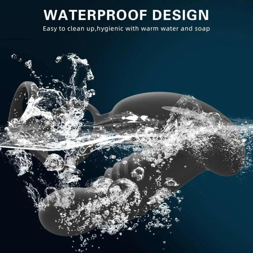 Anillo Vibrador para Hombre con Estimulador de Próstata Telescópico - Juguete 2 en 1 para un Orgasmo Prostático Intenso