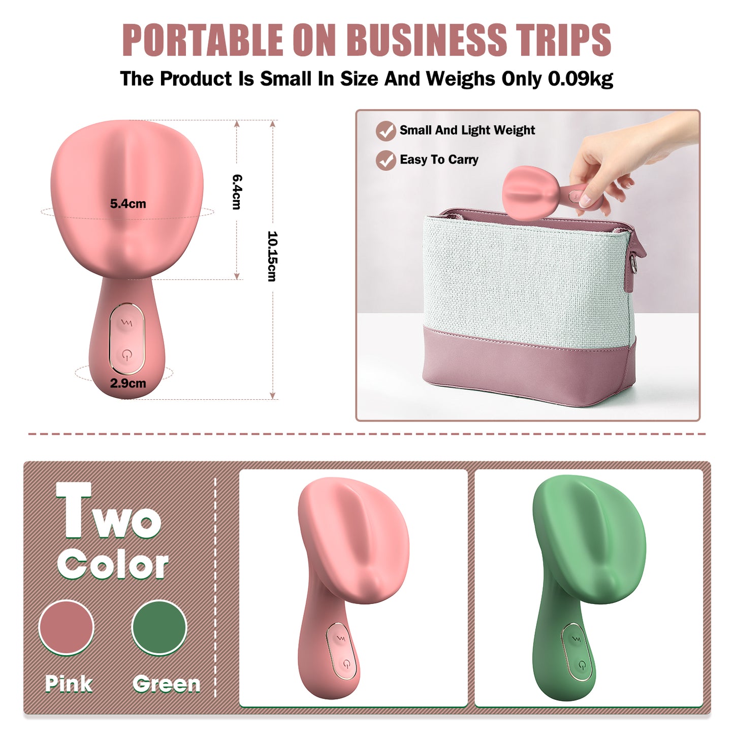 Charming Pink AV Vibrator – Sophisticated and Versatile Pleasure