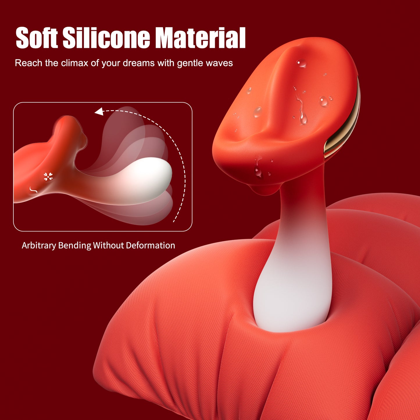 Mushroom Double End Magic Vibrator – Double Pleasure for an Unparalleled Experience