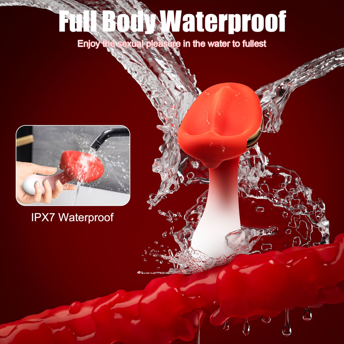 Mushroom Double End Magic Vibrator – Double Pleasure for an Unparalleled Experience