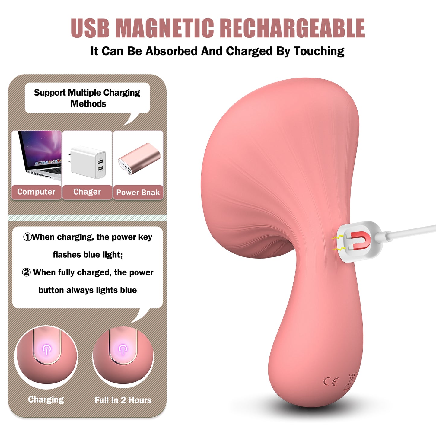 Charming Pink AV Vibrator – Sophisticated and Versatile Pleasure