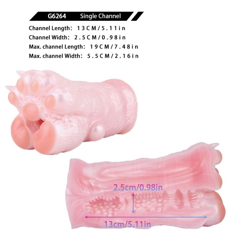 Muñeca Sexual Realista Fantasía Animal con Forma de Garra – Masturbador Masculino de Silicona para Masaje del Pene