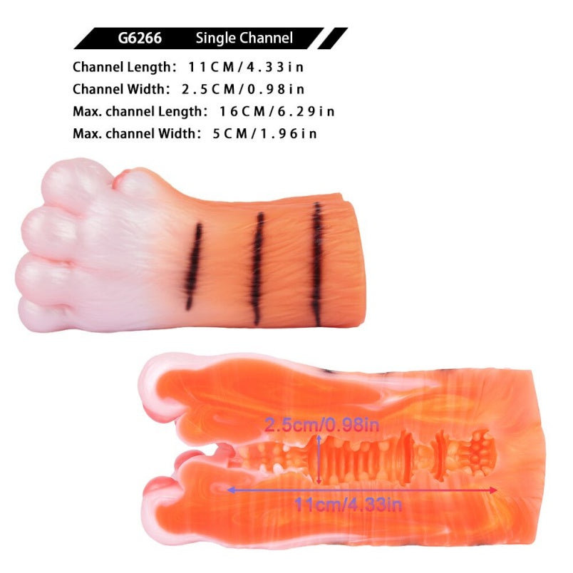 Pussy de Bolsillo Fantasía con Forma de Garra Animal – Muñecas de Silicona para Masturbación Masculina