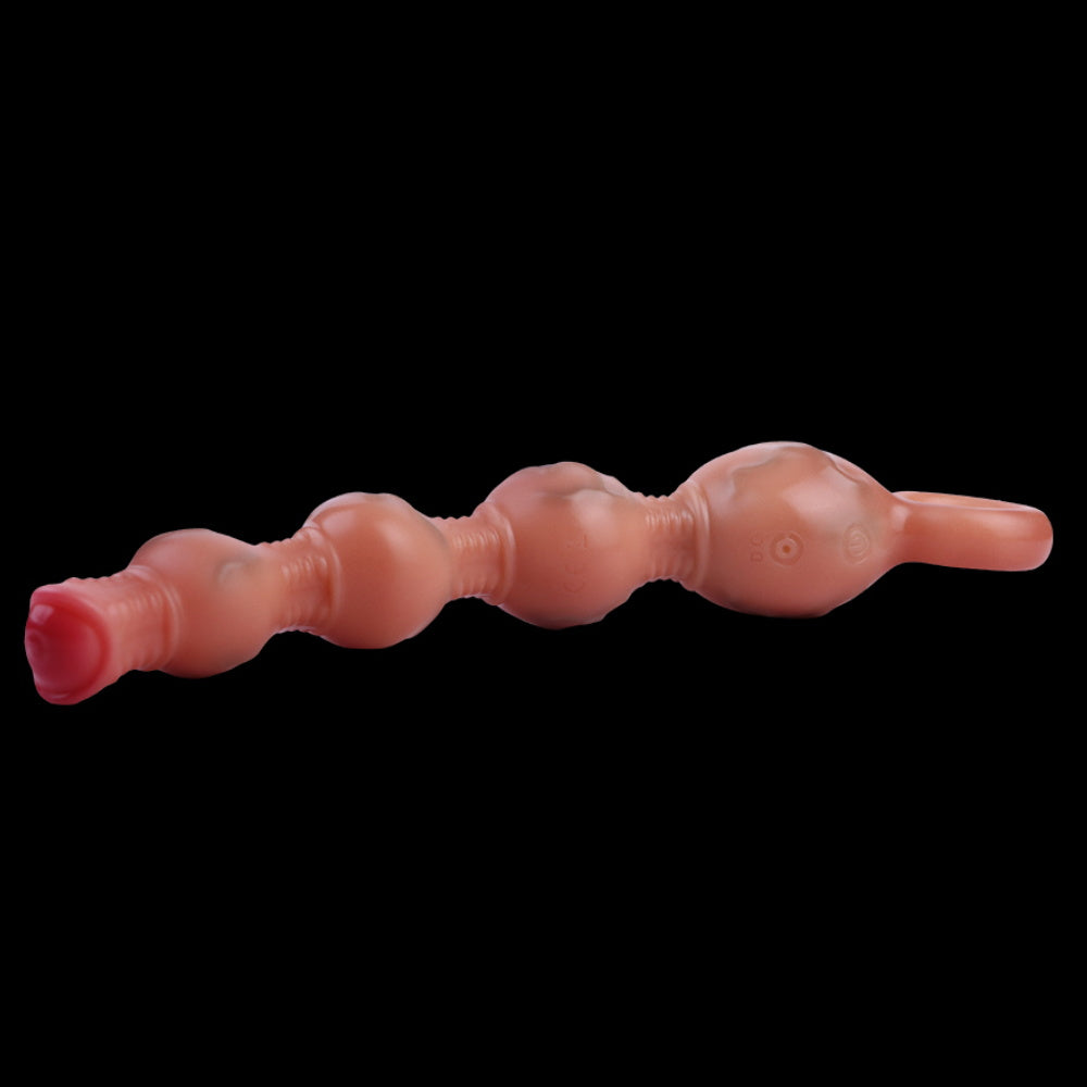 Anal Dildo Beads Plug Vibrator Silicone - Female Tool for Vaginal Stimulation