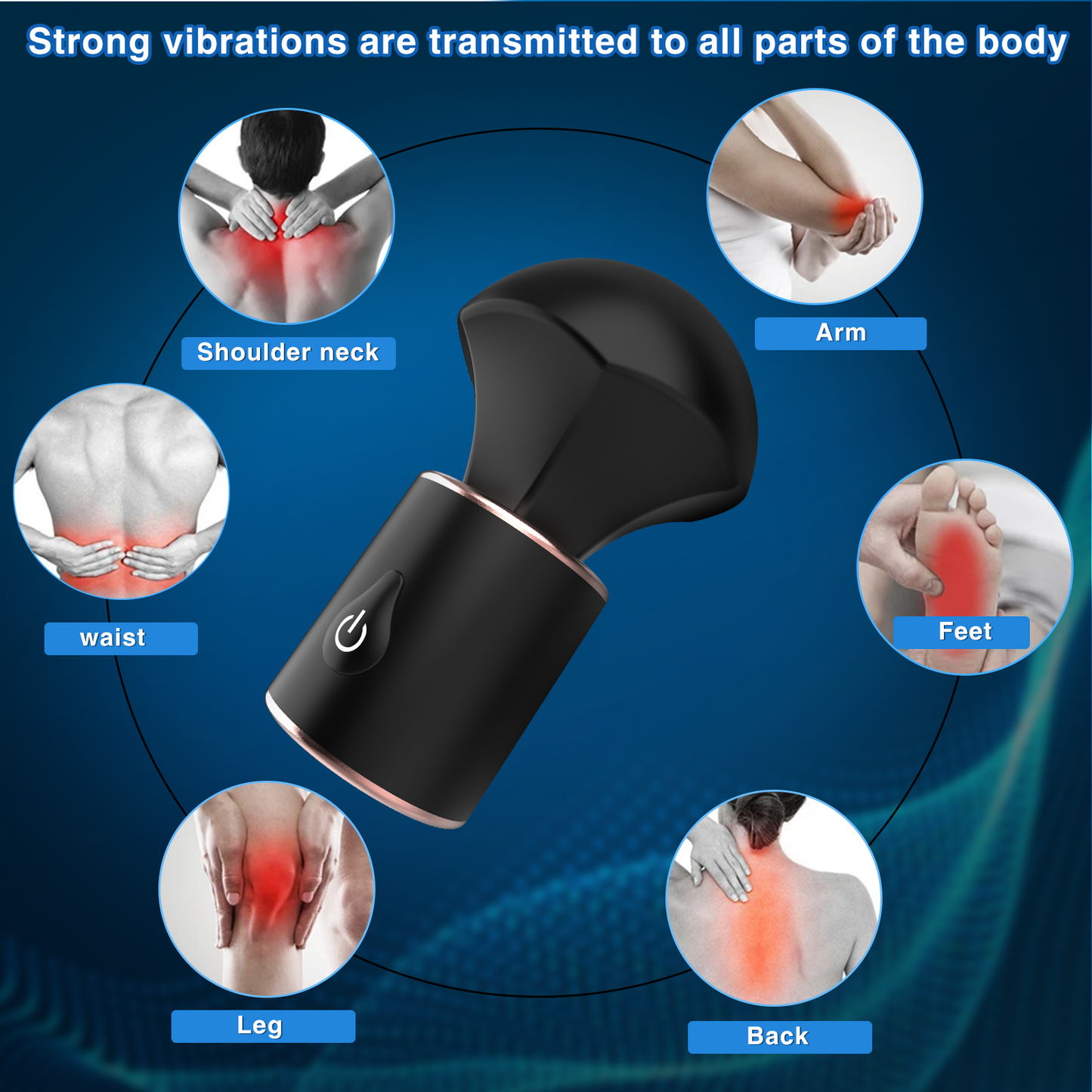E-stim Magic Wand Vibrator – Powerful Stimulation for Clitoris and Vagina