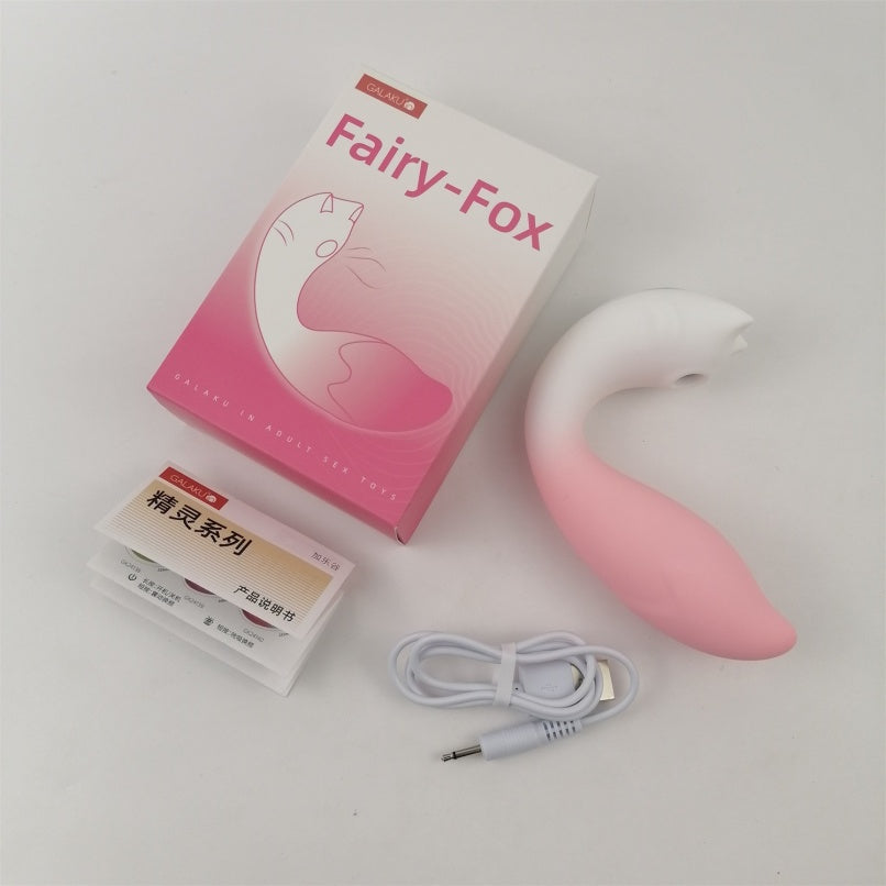 Fox "Fairy-Fox" Vibrator with App and Heating  Silicone Clitoral and   Domlust