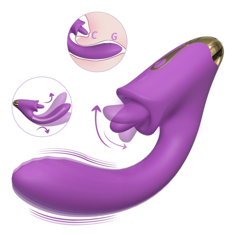 Vibrador Punto G con Succionador de Clítoris – Masaje Vaginal para Orgasmo Femenino