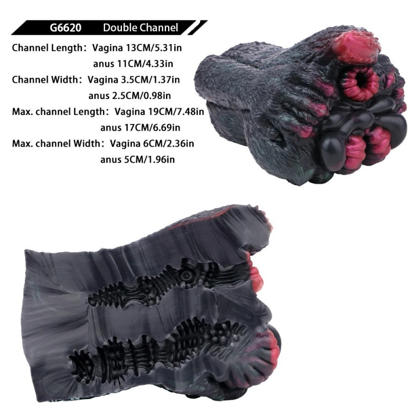 Muñecas Sexuales de Fantasía Tipo Torso Monstruoso-Masturbador de Silicona para Masaje y Movimiento del Pene