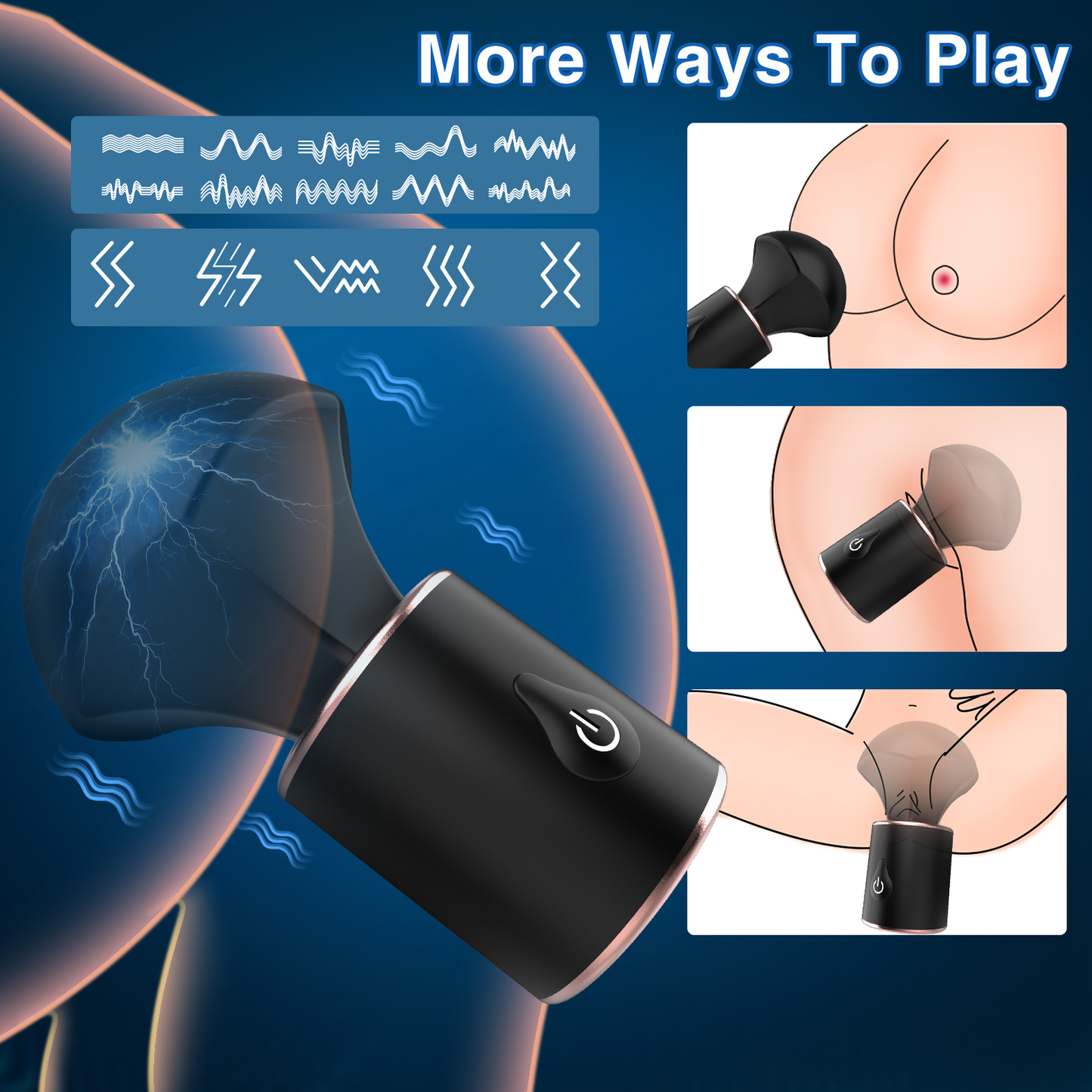 E-stim Magic Wand Vibrator – Powerful Stimulation for Clitoris and Vagina