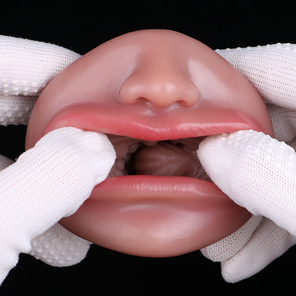Realistic Big Mouth Pocket Pussy Sex Doll - Silicone Masturbation Cup for Men
